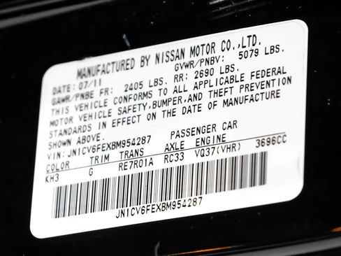 Used 2011 INFINITI G37 Convertible w/ Premium Pkg RWD image 53