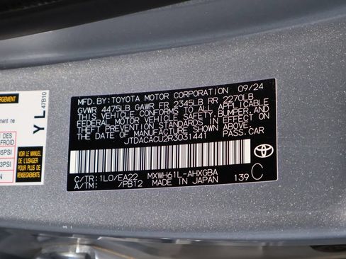 Certified 2024 Toyota Prius Prime FWD image 65