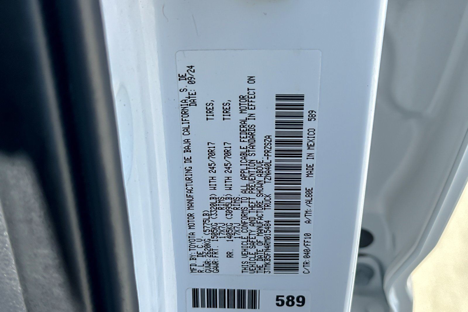 Certified 2024 Toyota Tacoma SR5 RWD image 26