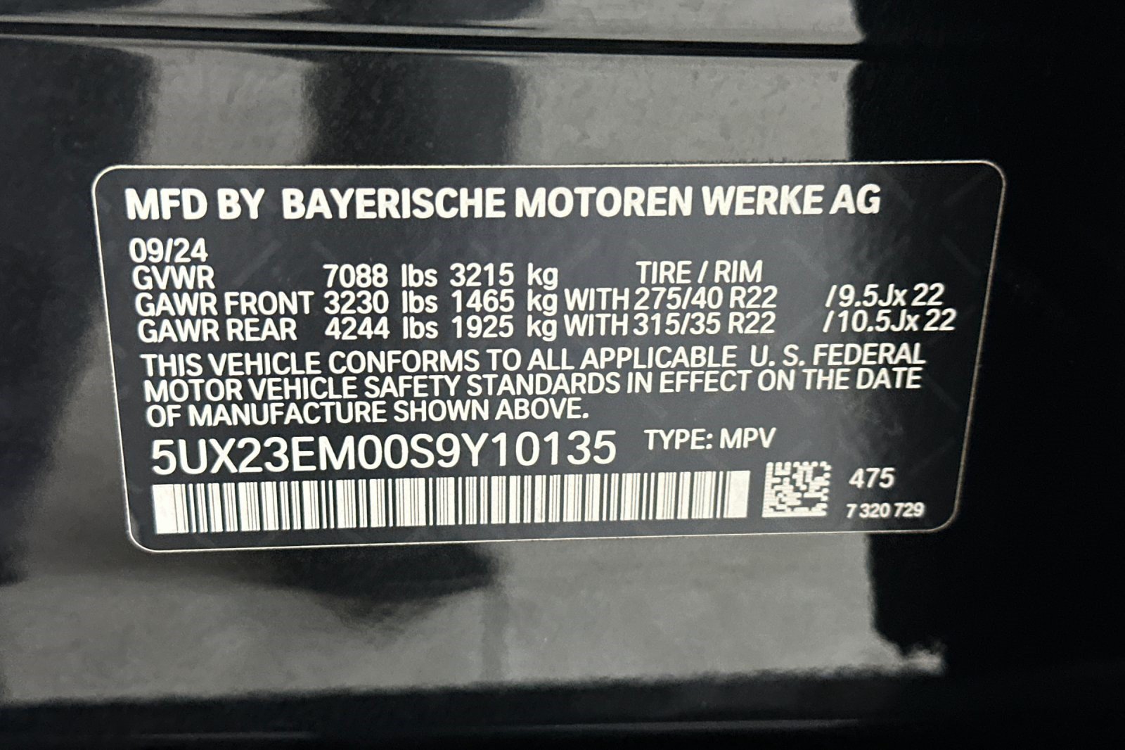 Certified 2025 BMW X7 xDrive40i w/ M Sport Package AWD/4WD image 29