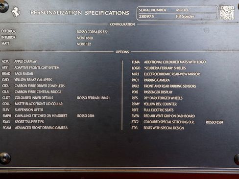 Certified 2022 Ferrari F8 Tributo RWD image 8