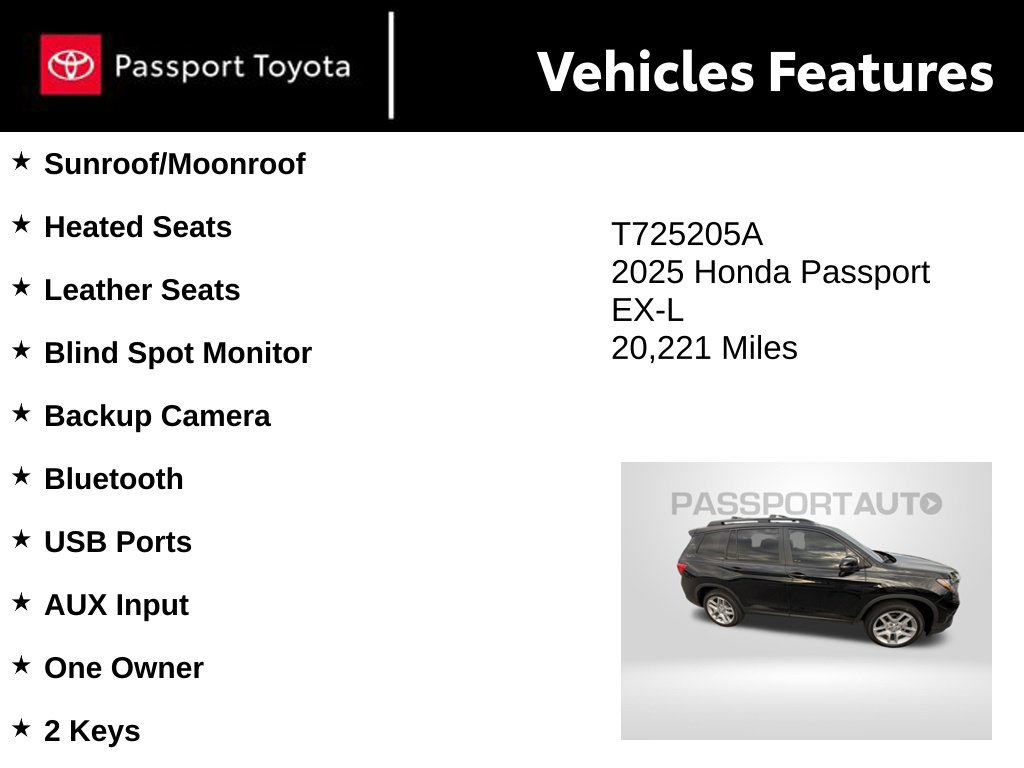 Used 2025 Honda Passport EX-L image 4