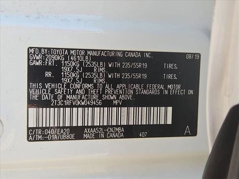 Used 2019 Toyota RAV4 XLE Premium FWD image 17