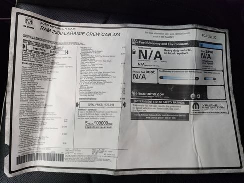 Used 2020 RAM 2500 Laramie image 52