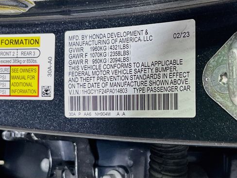 Used 2023 Honda Accord LX image 28