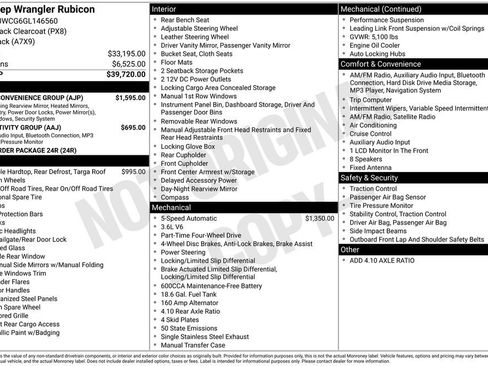 Used 2016 Jeep Wrangler Rubicon w/ Power Convenience Group image 19