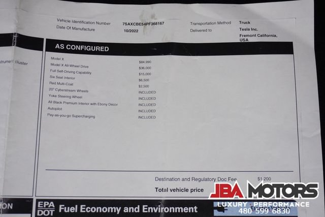 Used 2023 Tesla Model X AWD/4WD image 98