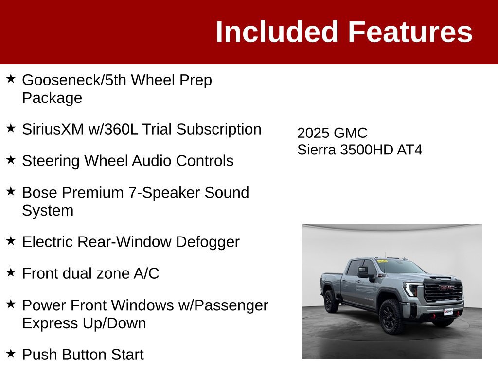Used 2025 GMC Sierra 3500 AT4 w/ AT4 Premium Plus Package AWD/4WD image 4