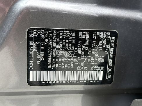 Used 2023 Nissan Rogue SV w/ SV Premium B Package image 13