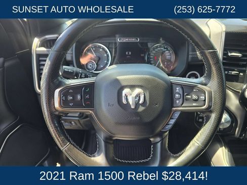 Used 2021 RAM 1500 Rebel w/ Rebel Level 2 Equipment Group AWD/4WD image 35
