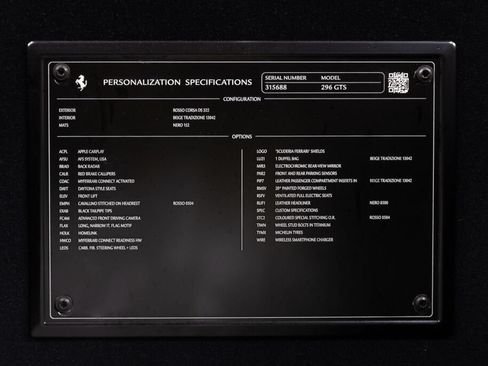 Used 2025 Ferrari 296 GTS RWD image 27