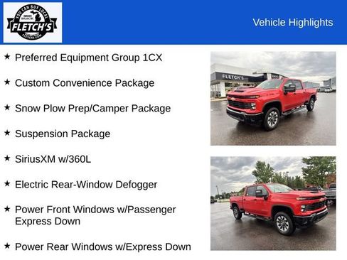 Used 2024 Chevrolet Silverado 2500 Custom w/ Custom Convenience Package AWD/4WD image 2