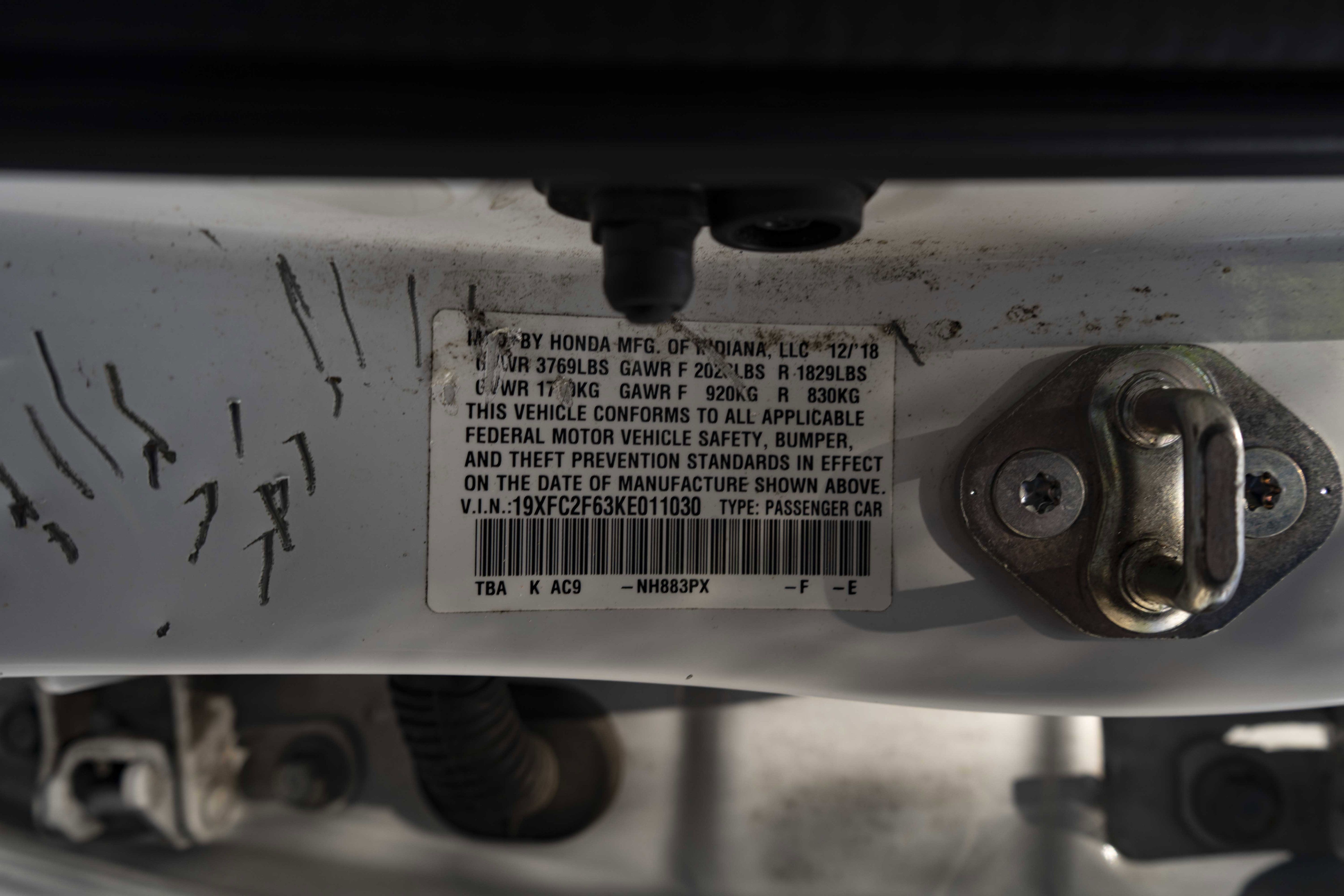 Certified 2019 Honda Civic LX image 39