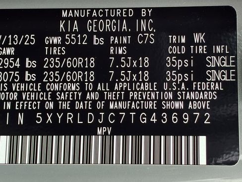 New 2026 Kia Sorento S w/ S Panoramic Sunroof Package AWD/4WD image 40