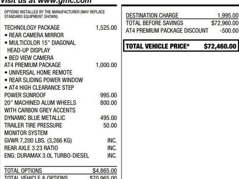 Used 2024 GMC Sierra 1500 AT4 w/ Technology Package image 3