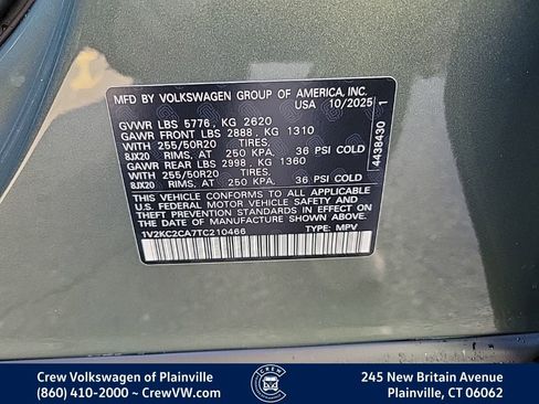 New 2026 Volkswagen Atlas Cross Sport SE image 35