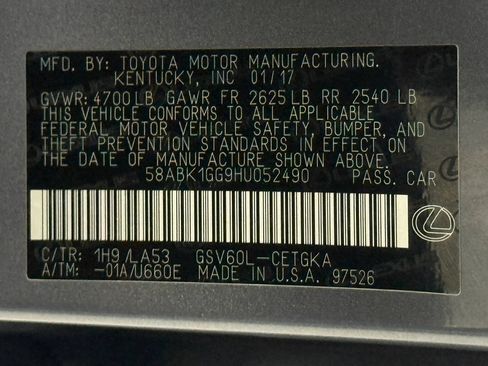 Used 2017 Lexus ES 350 w/ Premium Package FWD image 75