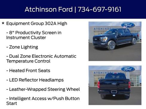 Certified 2022 Ford F150 XLT w/ Equipment Group 302A High image 16