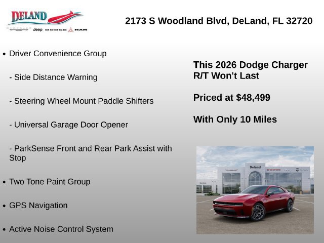 New 2026 Dodge Charger R/T w/ Performance Handling Group AWD/4WD image 37