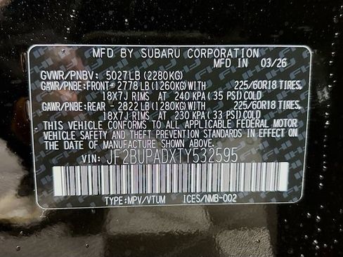 New 2026 Subaru Outback Premium AWD/4WD image 30