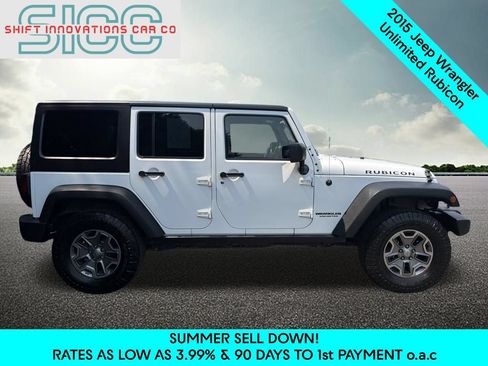 Used 2015 Jeep Wrangler Unlimited Rubicon w/ Connectivity Group AWD/4WD image 8
