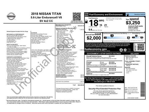 Used 2018 Nissan Titan SV w/ SV Convenience Package image 2