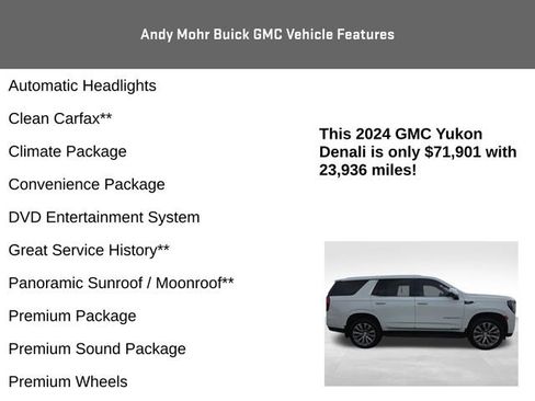 Used 2024 GMC Yukon Denali w/ Advanced Technology Package image 8