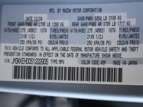 Used 2025 MAZDA CX-90 3.3 Turbo w/ Premium Plus Pkg AWD/4WD image 31