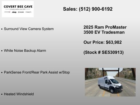 New 2025 RAM ProMaster 3500 FWD image 18