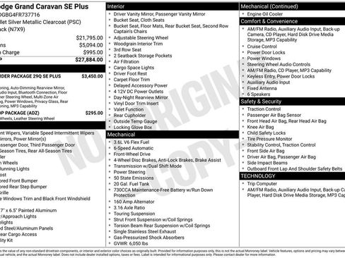 Used 2015 Dodge Grand Caravan SE image 4