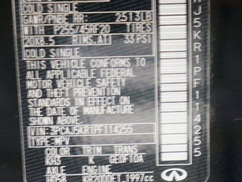 Used 2023 INFINITI QX55 Essential image 93