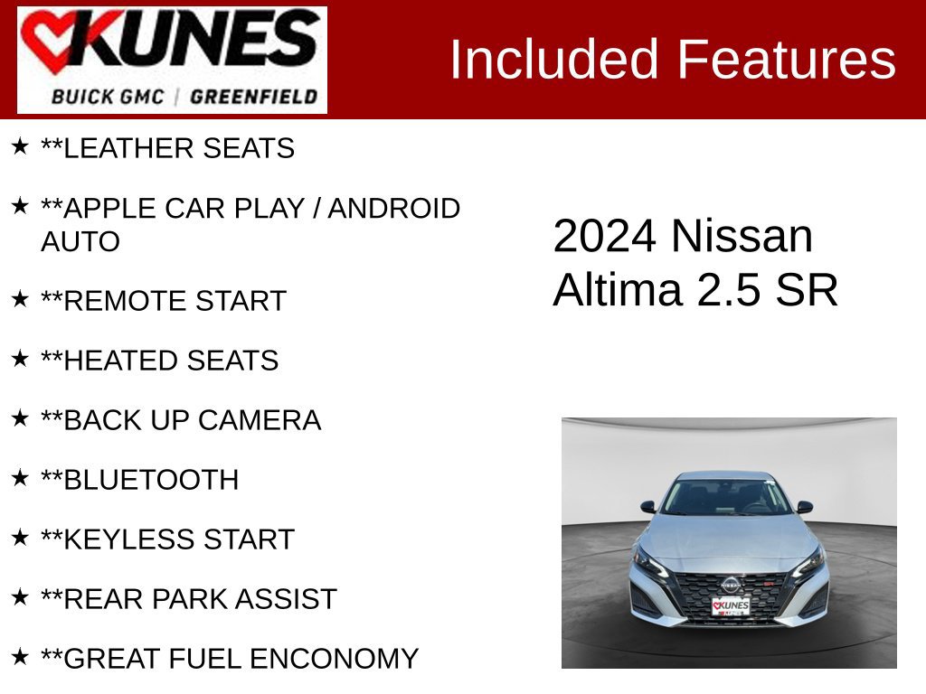 Used 2024 Nissan Altima 2.5 SR FWD image 2
