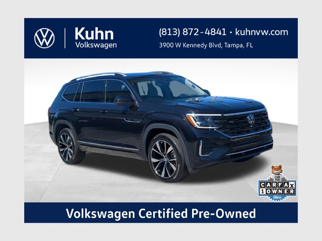 Certified 2025 Volkswagen Atlas SEL Premium R-Line AWD/4WD 360° Tour