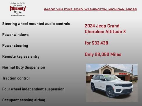 Used 2024 Jeep Grand Cherokee Altitude AWD/4WD image 20