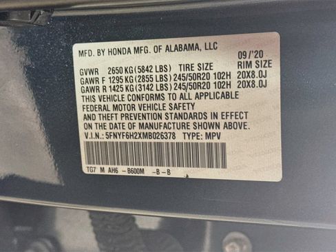 Used 2021 Honda Pilot Special Edition image 33