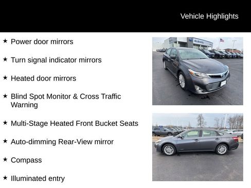 Used 2013 Toyota Avalon XLE Touring FWD image 14