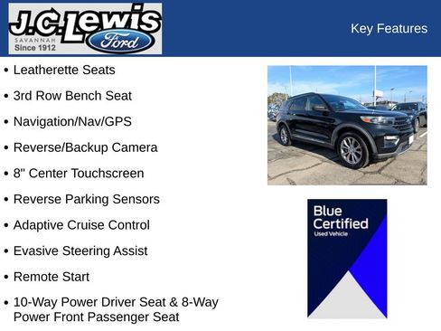 Used 2020 Ford Explorer XLT w/ Equipment Group 202A image 33