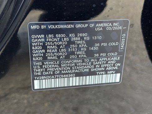 New 2026 Volkswagen Atlas SEL AWD/4WD image 30
