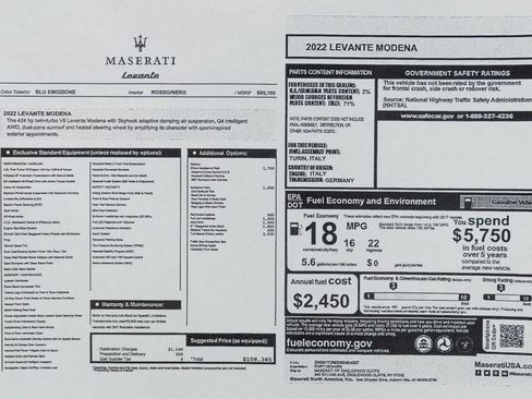 Used 2022 Maserati Levante Modena image 49