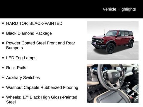 New 2026 Ford Bronco Big Bend w/ Black Diamond Package AWD/4WD image 7
