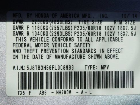 Used 2015 Acura RDX FWD w/ Technology Package image 22