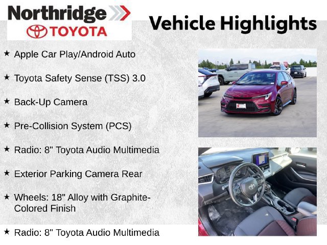Certified 2025 Toyota Corolla SE FWD image 2