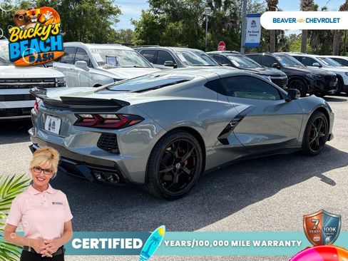 Used 2023 Chevrolet Corvette Stingray Premium Cpe w/ Engine Appearance Package RWD image 7