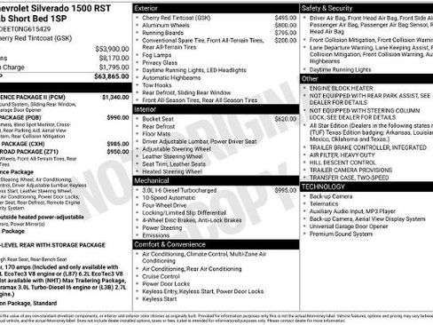 Used 2022 Chevrolet Silverado 1500 RST w/ Convenience Package II AWD/4WD image 18