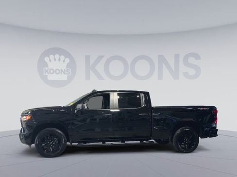 Used 2025 Chevrolet Silverado 1500 Custom w/ Turbomax Blackout Package AWD/4WD image 12