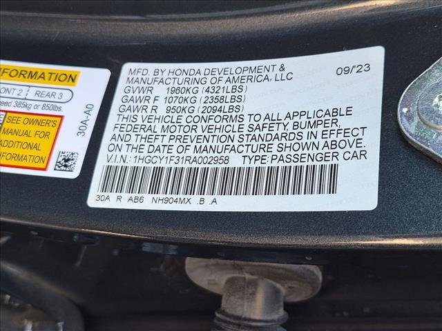 Used 2024 Honda Accord EX image 15