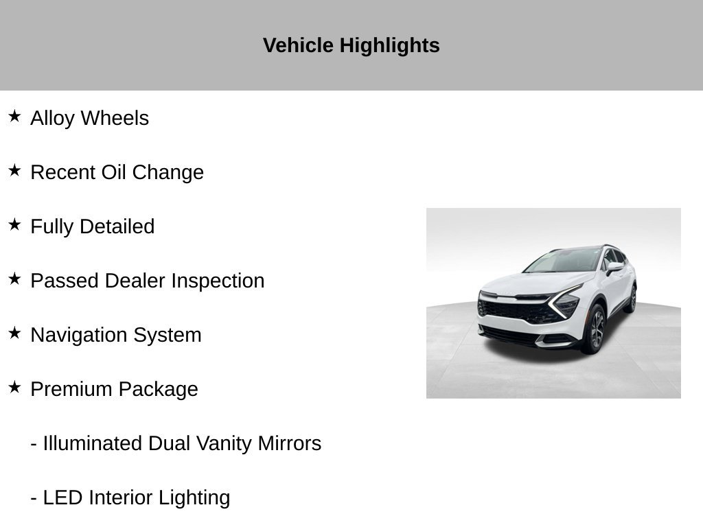 Certified 2025 Kia Sportage EX w/ Premium Package AWD/4WD image 19