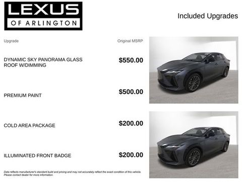 Used 2023 Lexus RZ 450e Premium w/ Cold Area Package AWD/4WD image 4