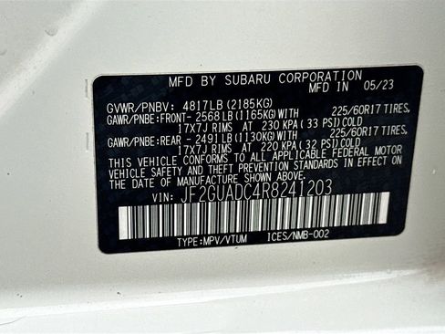 Certified 2024 Subaru Crosstrek 2.0i Premium AWD/4WD image 43