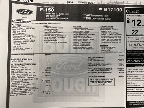 Used 2024 Ford F150 Lariat image 37